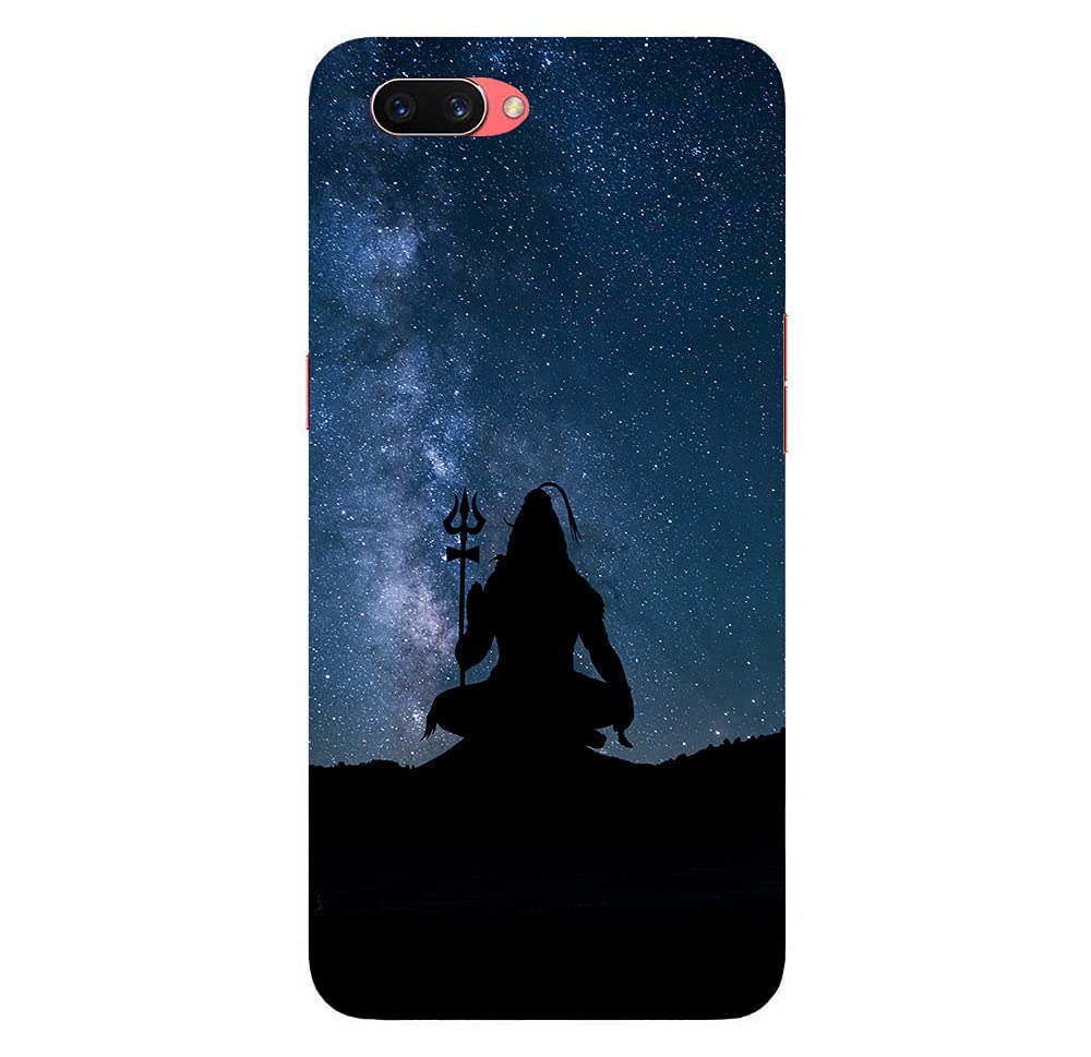 TRUEMAGNETPremium ''Lord Shiva'' -(Under The Milkyway) Printed Hard Mobile Back Cover for Oppo A12e, Designer & Attractive Case for Your Smartphone