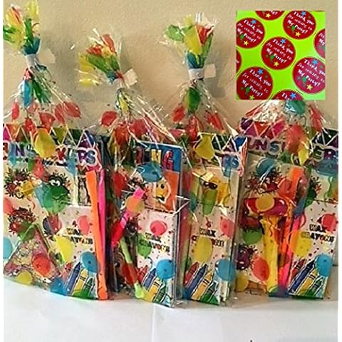 Childrens Pre Filled Party Bags - 12 items per bag (1 bag) - Boys Girls Kids Birthday Favours (Unisex) Cover