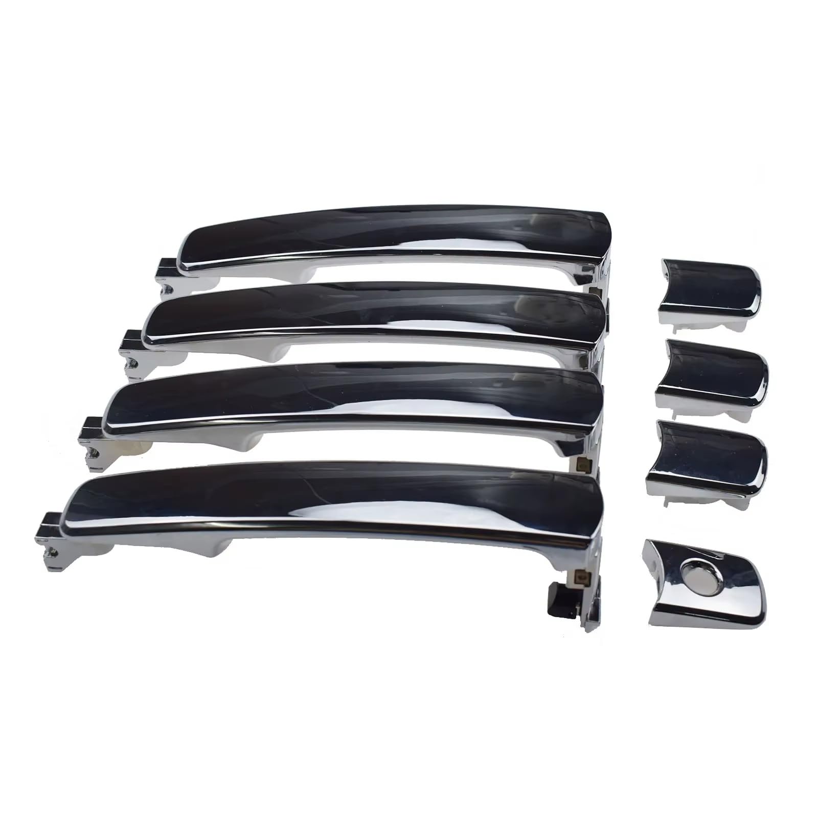 Qjahxkf 4 Piece Replacement Exterior Door Handles Chrome Front Exterior Outside Door Handle 80640-Ca012 For Nissan For Rogue For Murano For Infiniti For Fx35 Outer Handle(4 Piece)
