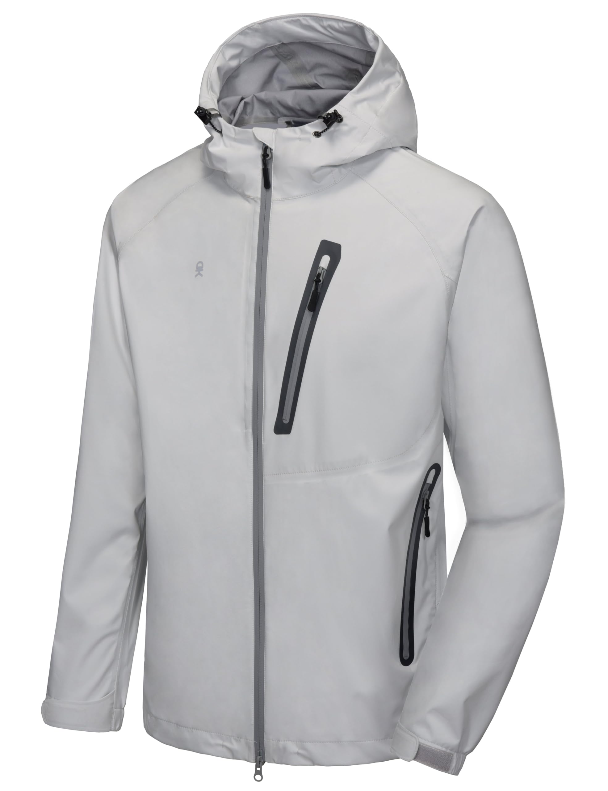 Little Donkey Andy Men's Waterproof Rain Jacket Outdoor Raincoat for Hiking