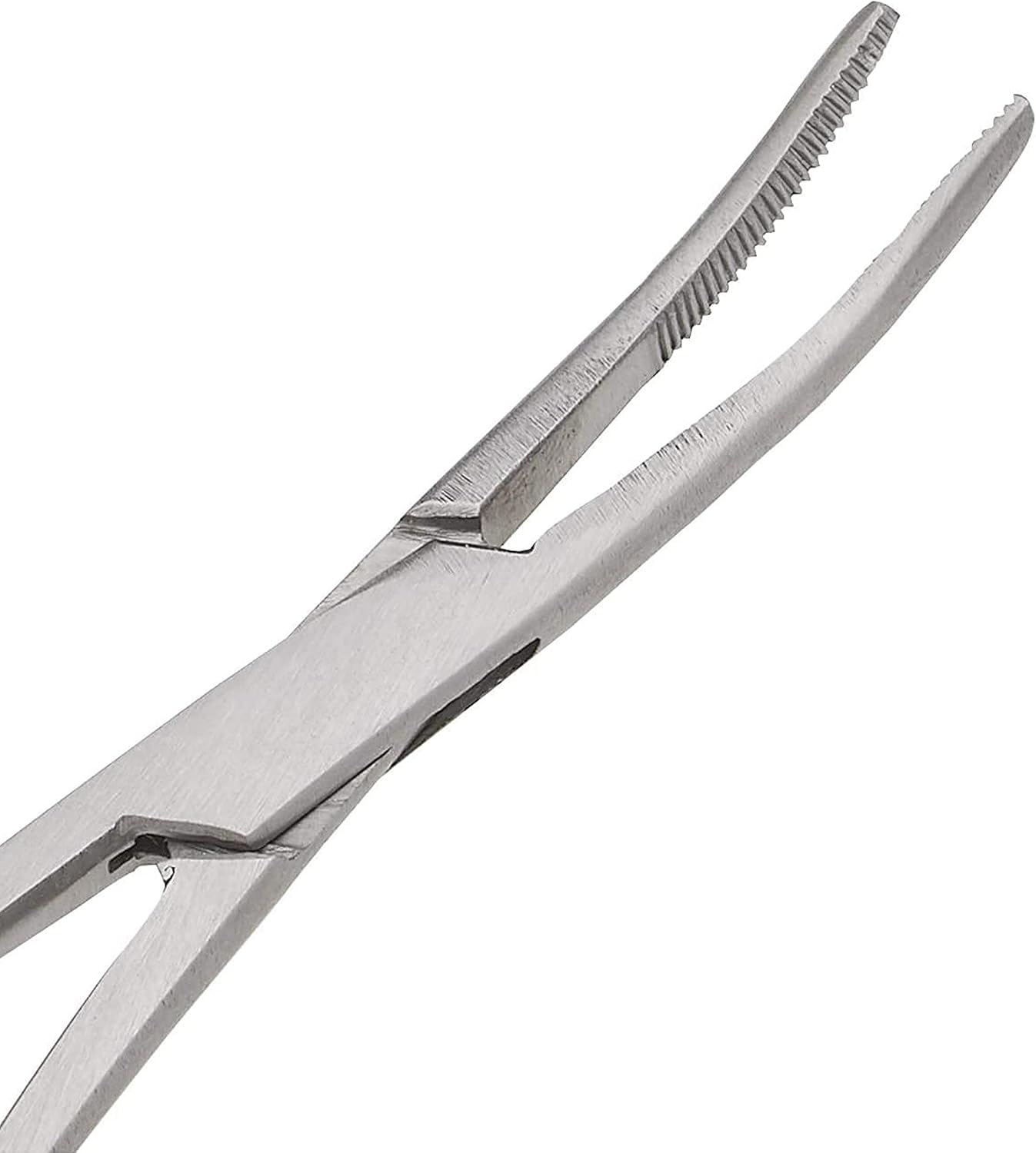 SURGICAL ONLINE 9Curved Hemostat Forceps - Stainless Steel Locking Tweezer Clamps - Ideal Hemostats for Nurses, Fishing Forceps, Crafts and Hobby image 2