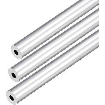 DMiotech Pack of 3 10 mm outer diameter x 4 mm inner diameter 6063 aluminium round tube 250 mm length industrial metal tube for machine frame construction DIY projects