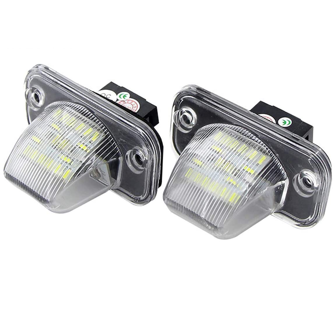 Luci Targa LED POPMOTORZ Per VW T4, Passat B5, Touran E Transporter – 18 SMD 2835, Canbus Senza Errori, 2 Pezzi