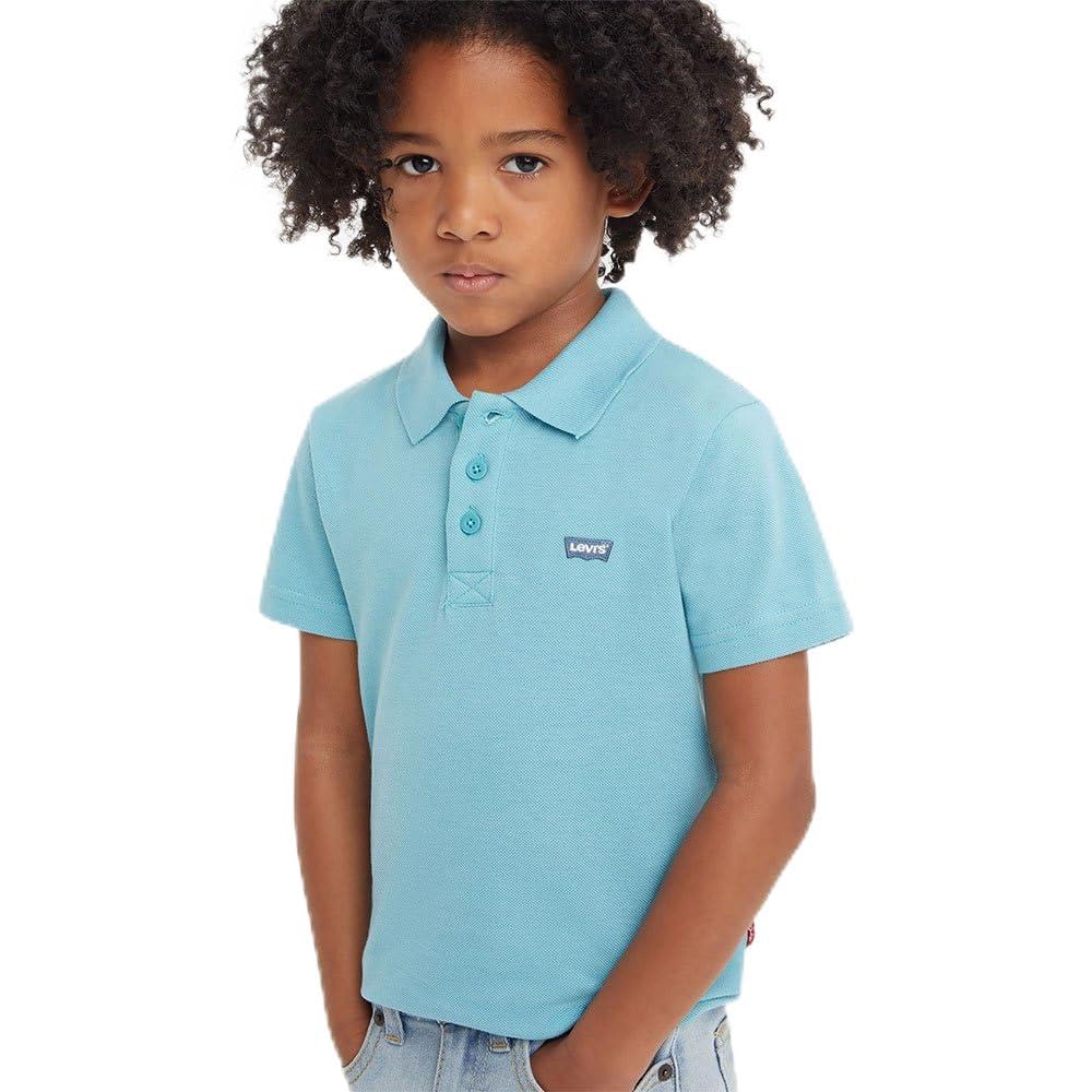 Levi's Lvb Back Neck Tape Polo 8ea893 Camisa, Agua Quieta, 6 años para Niños