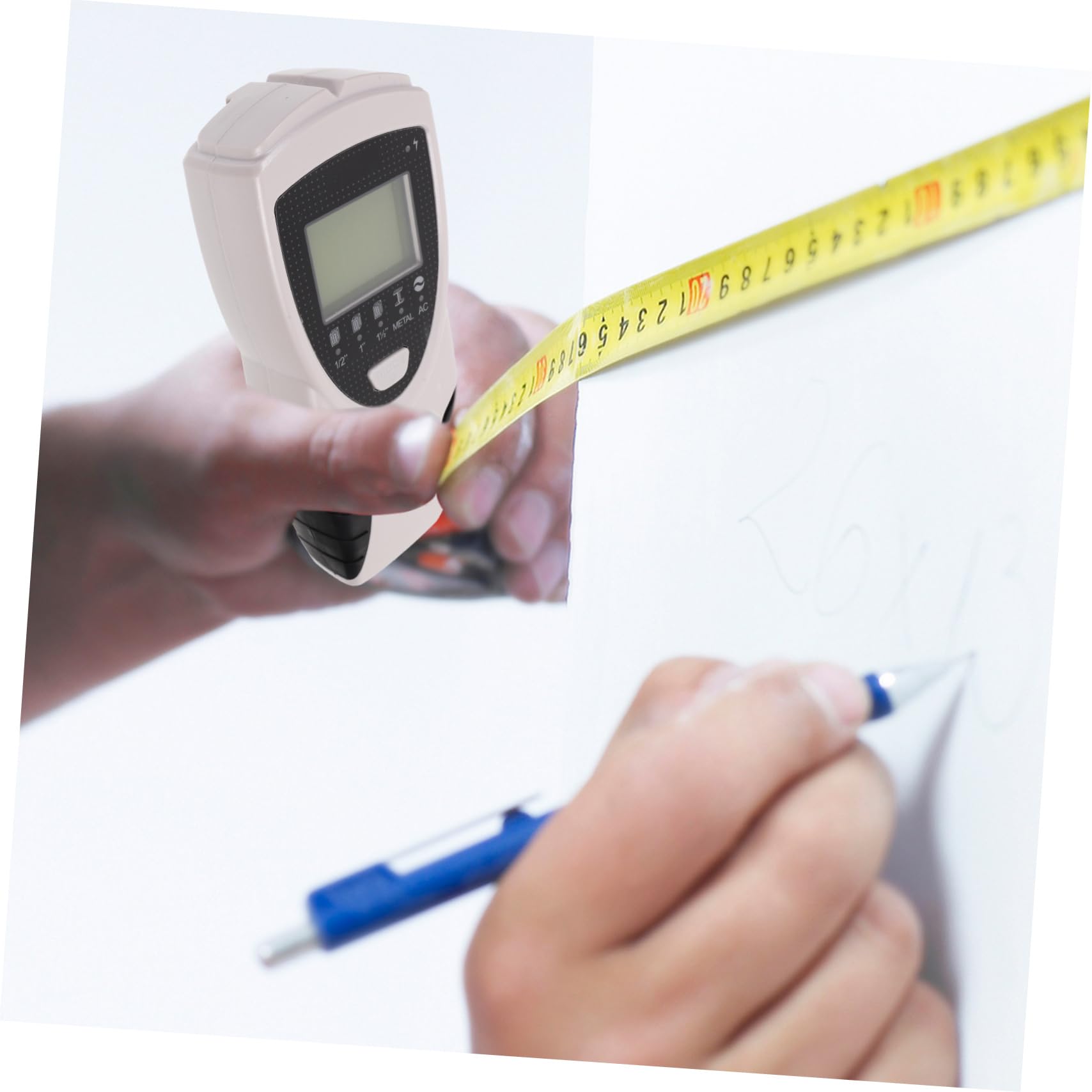 1ensemble Détecteur Mural Multifonction Avec Écran Lcd Scanner Pour Métaux Montants Et Câbles Électriques Outil Pratique Pour Localiser Objets Cachés Les Murs