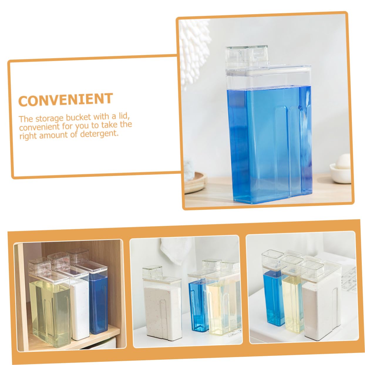 Botellas de Lavandería Rellenables 2 Piezas Pet Tapa, Herméticas