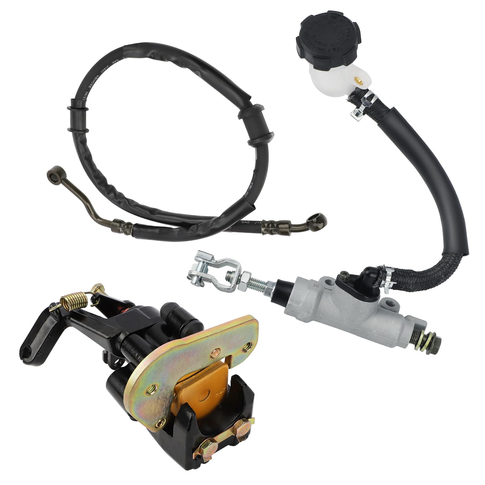 Amazon.com: M MATI Rear Brake Caliper Master Cylinder Hose for