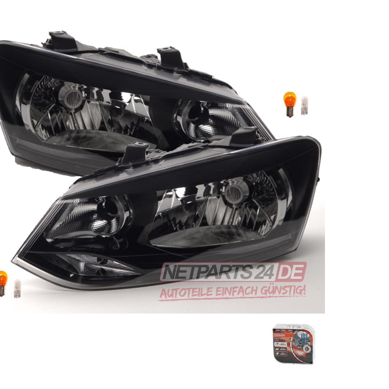 Johns, Scheinwerfer + Nightbreaker passend für VW Polo 6R Satz L R 2009