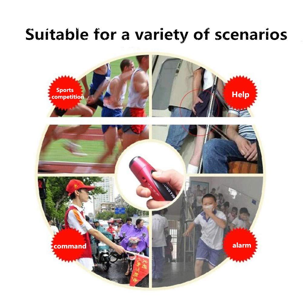 Fischietto Elettronico 3 Suoni - Fino A 125 DB - Con Cordino - Per Sport, Allenamento, Addestramento Animali - Igienico E Pratico - Foto 2