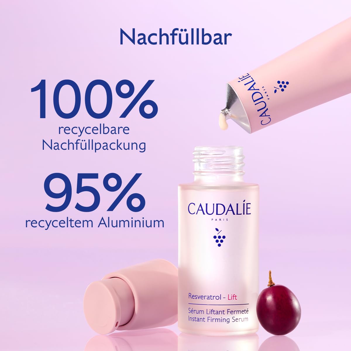 Caudalie Resveratrol-Lift Lifting Straffungsserum Nachfüllpackung, 30ml