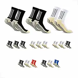 Kit Meia Antiderrapante Esportivas Tipo Proscks Unissex, Conforto, Estabilidade, Tamanho Único 35 a 44