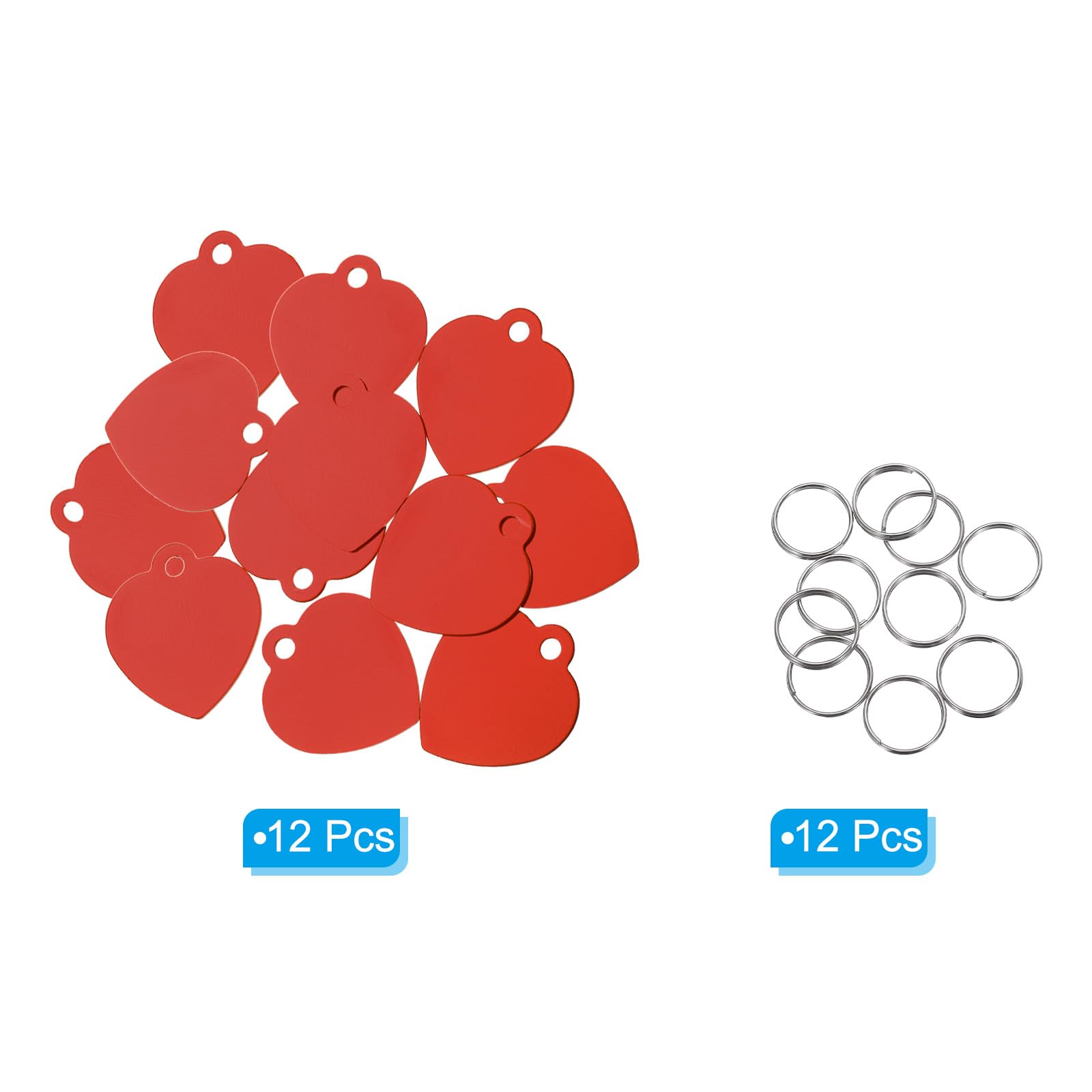 PATIKIL Aluminum Stamping Blanks 1.4 x 1.2 Inch - Image 3