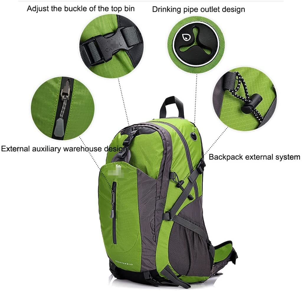 Ultralekki plecak podróżny turystyczny 40 l, duży plecak na kemping, odporny na zużycie, outdoorowy plecak trekkingowy do wspinaczki