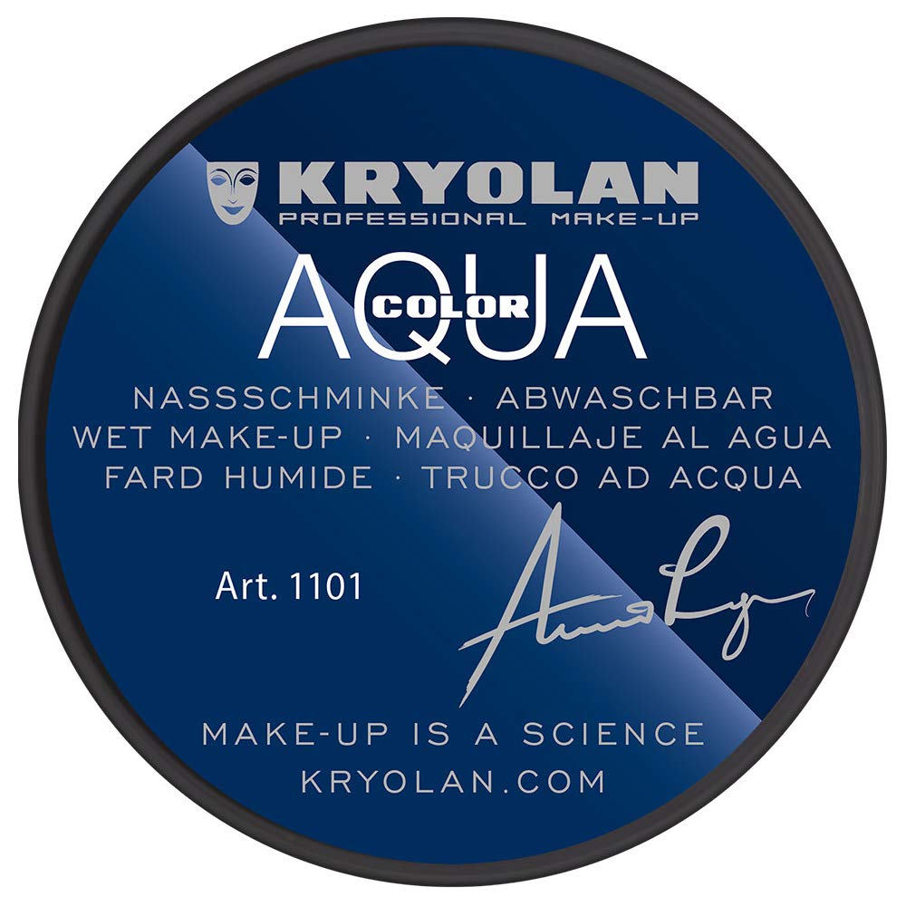 Kryolan Aquacolor® 8 ml 01101 071 DEEP BLACK
