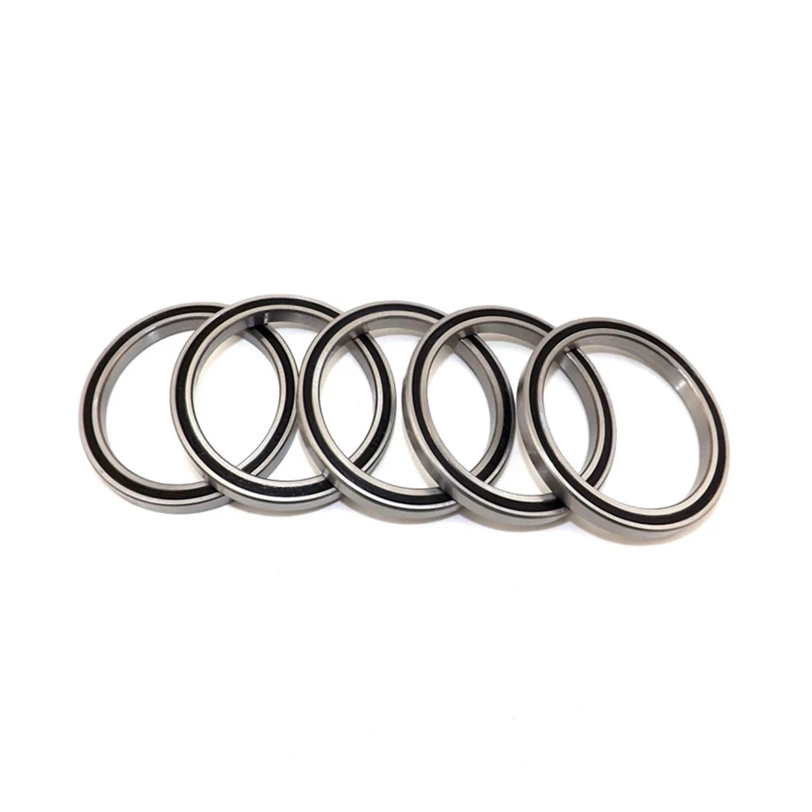 Rodamiento rígido de Bolas de Acero Inoxidable ABEC-5, 10/50 Unidades, S6800-2RS, 10 x 19 x 5 mm, con Doble Cubierta de Goma, 10 x 19 x 5 mm(50pcs)
