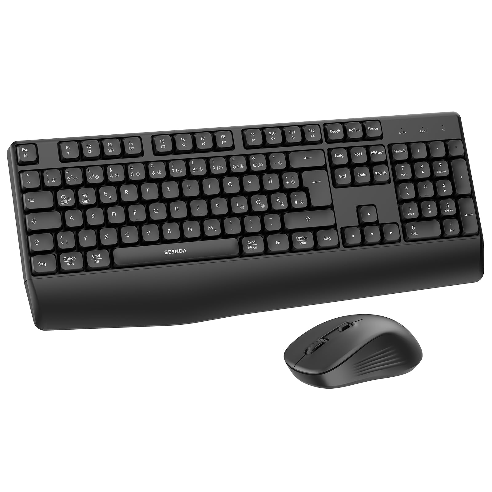 Bluetooth Tastatur mit Maus