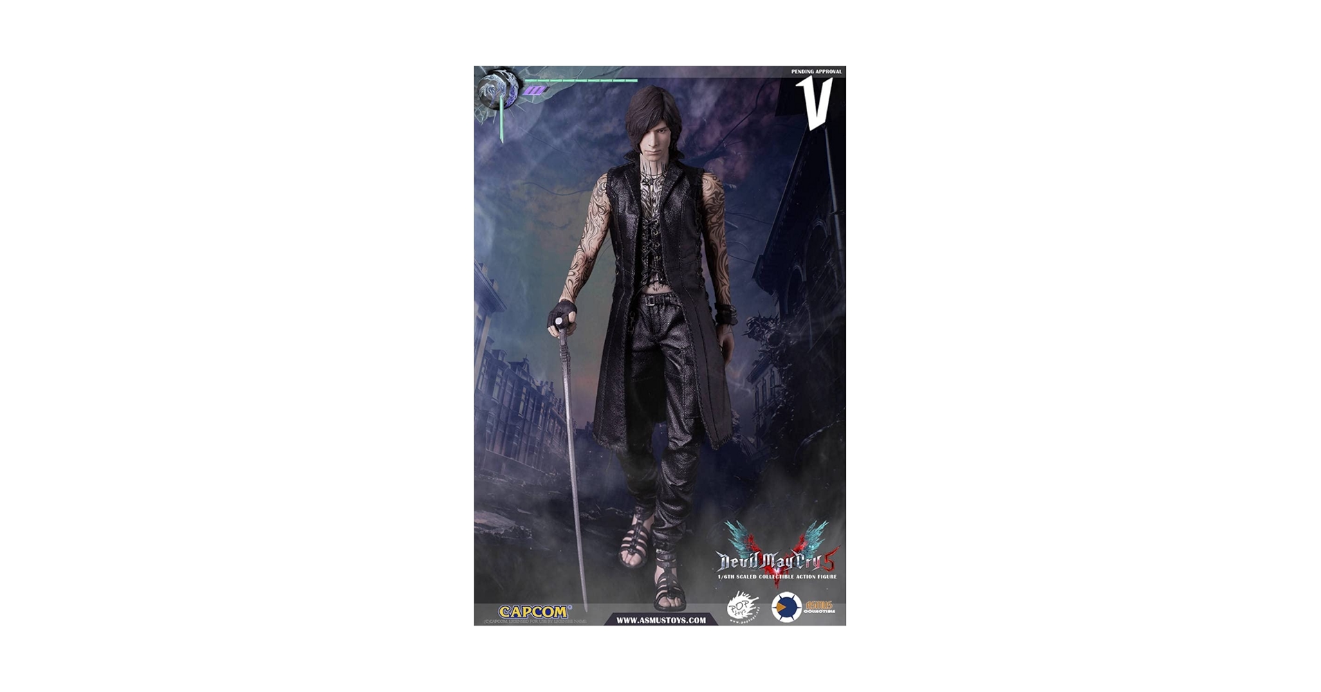 デビルメイクライ V アスモストイズ フィギュア Asmus Toys 1/6 デビルメイクライ5 V dmc501 dmc501LUX 2種