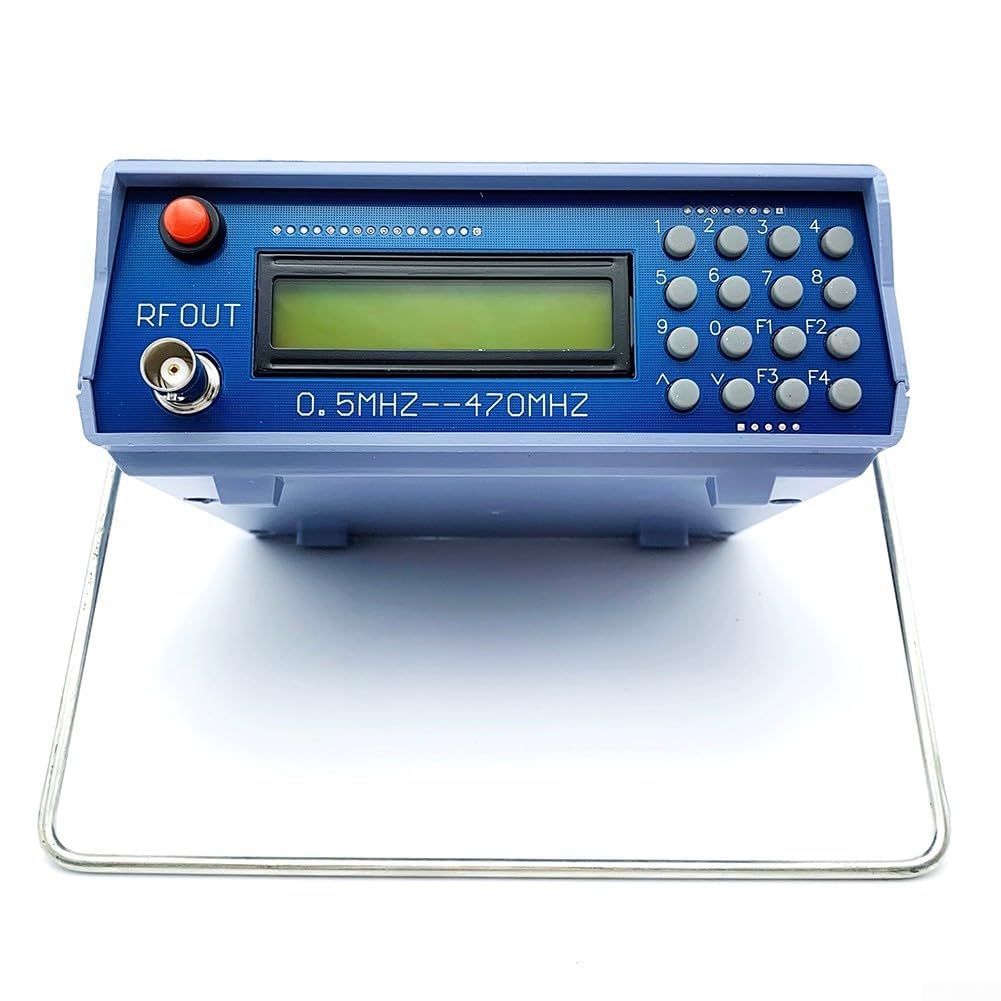 Generatore di segnale radio RF, generatore di segnale citofono, generatore di segnale radio FM da 0,5 MHz a 470 MHz, 210 x 160 x 70 mm