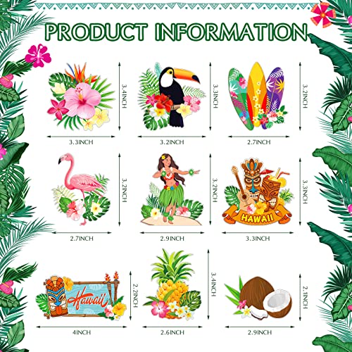 12 Imánes Decorativos Hawaii para Puertas y Refrigerador miniatura 2