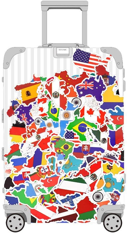 country stickers for luggage
