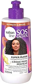 Creme Para Pentear 300 Ml Sos Super Óleo, Salon Line, Branco, Sim