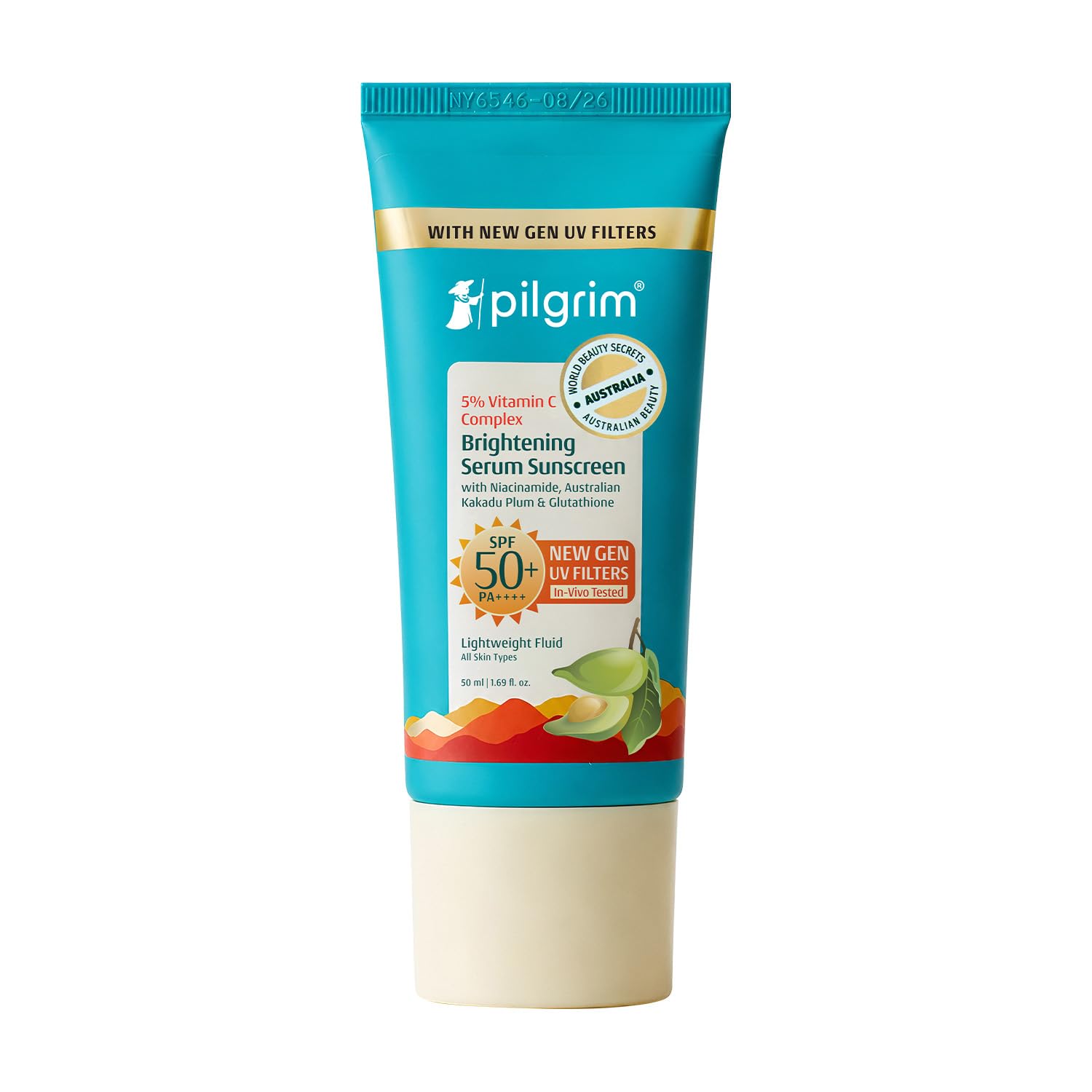 Pilgrim 5% Vitamin C Sunscreen SPF 50+ 50 ml