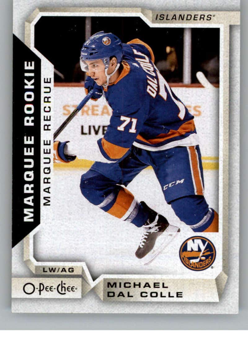 2018-19 OPC O-Pee-Chee Hockey #516 Michael Dal Colle RC Rookie SP New York Islanders Official 18/19 NHL Trading Card