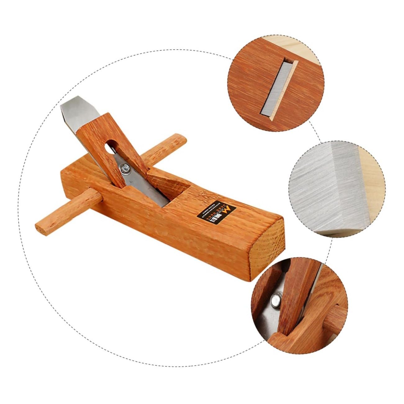 HOMSFOU 1pezzi Pialla Manuale Ergonomica Legno Per Falegnameria Strumento Per Carpenteria Facile Da Usare e Resistente Per Lavorazioni Di Precisione