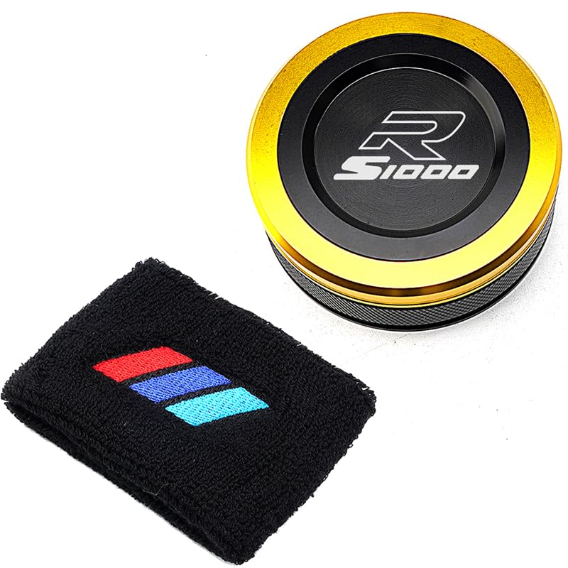 QQLADY Z Moto for Couvercle De Réservoir Maître De Cylindre Liquide, Chaussette De Réservoir De Frein Avant for BMW S1000R S 1000R S1000 R 2014-2020 X (Color : 2FBS Blue)