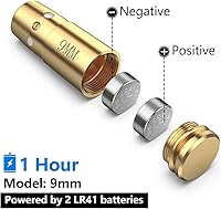 Vista 4 de Mirilla de Láser MidTen para .223REM/ 9MM/.40 S&W/ 45ACP/ 243/308WIN Visores de Láser Rojo con Kit de Apuntado de Mirilla de 12