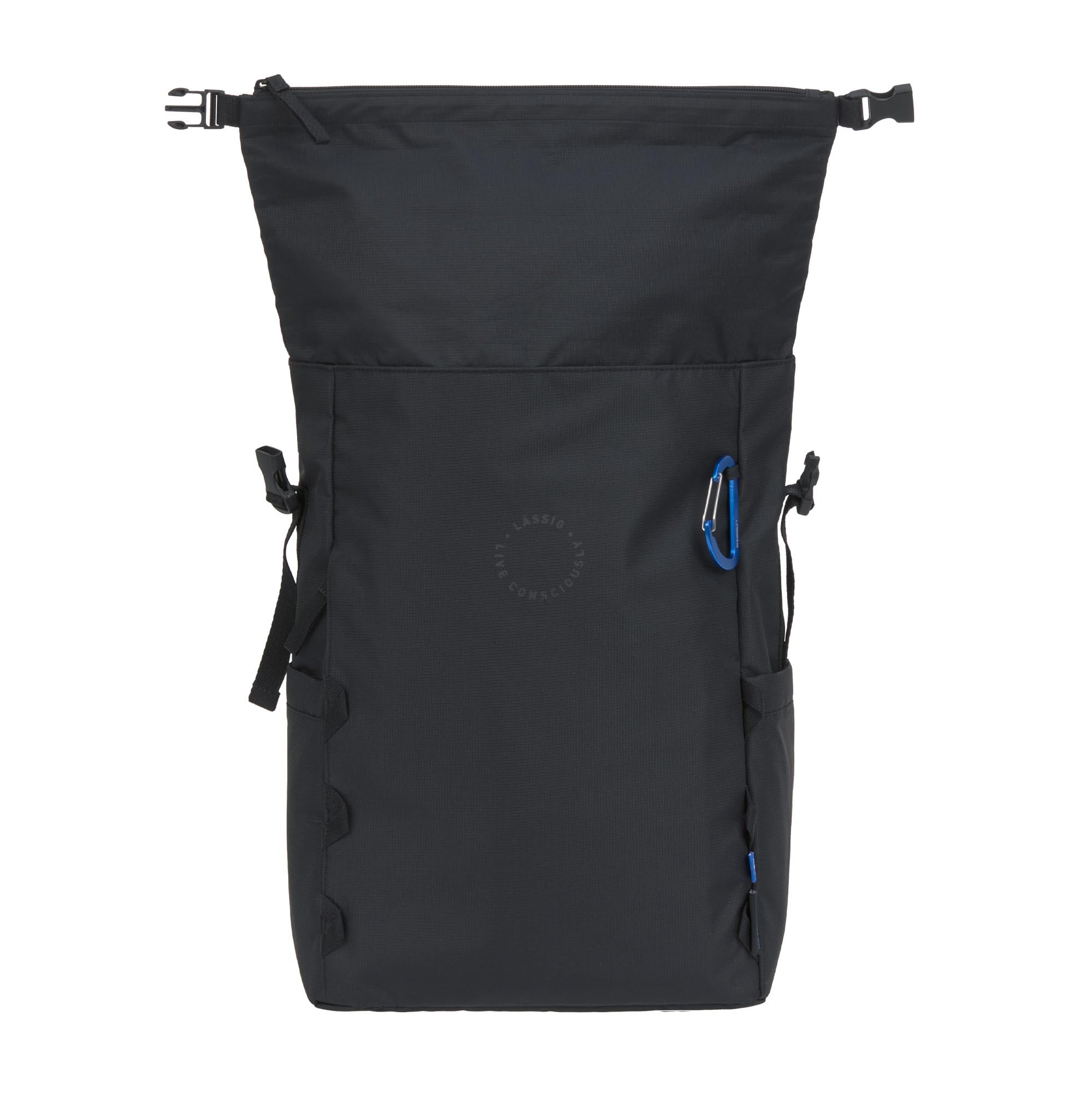 LÄSSIG Zaino fasciatoio Borsa fasciatoio Zaino con fasciatoio, attacco per carrozzina, portabiberon Prodotto in modo sostenibile/GRE Outdoor Rolltop Backpack