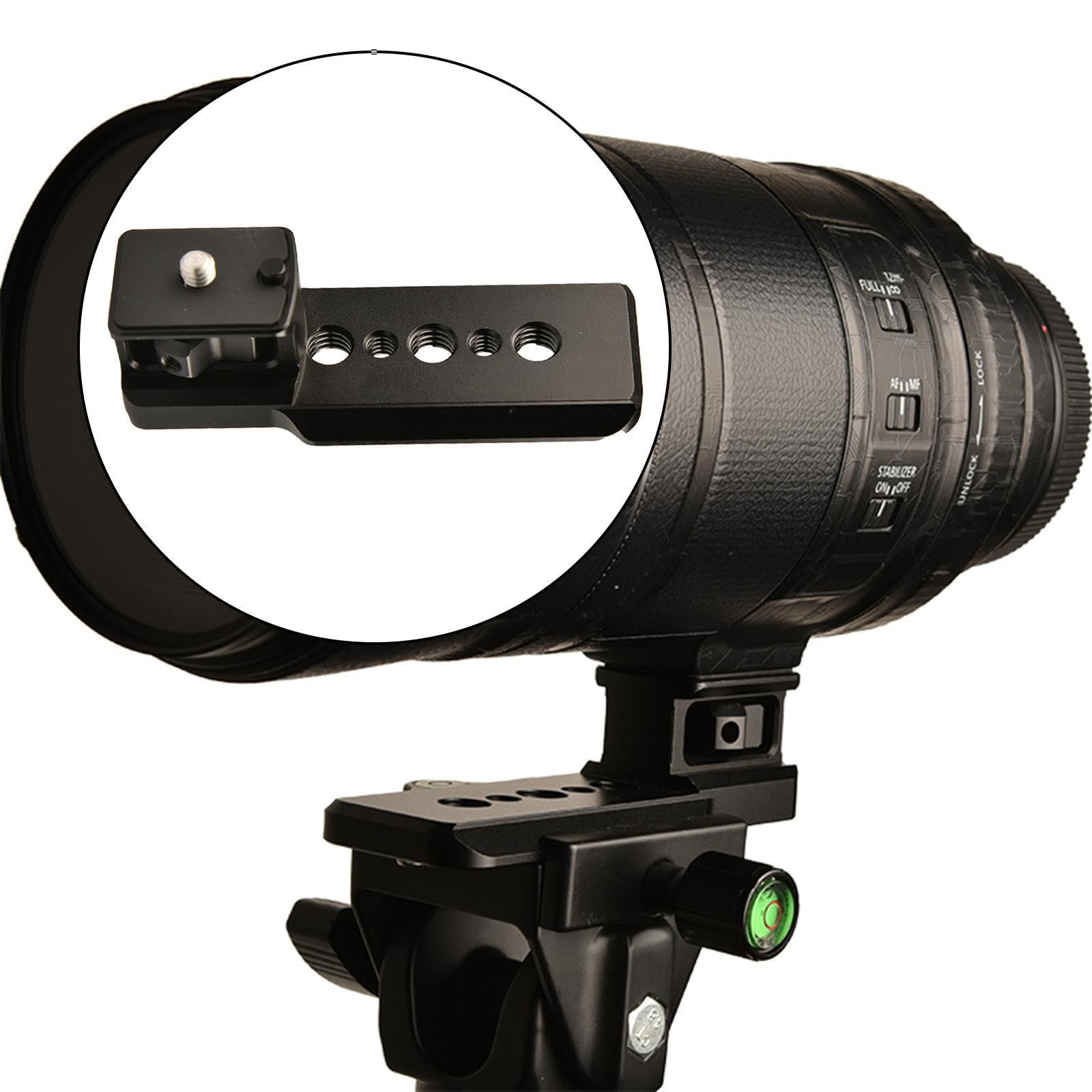 Objektivfuß Zubehör, Objektivstütze, Ersatz für RF 800mm F11, mit passenden Schraubenlöchern und professioneller Fertigung. Halterung aus Aluminiumlegierung.