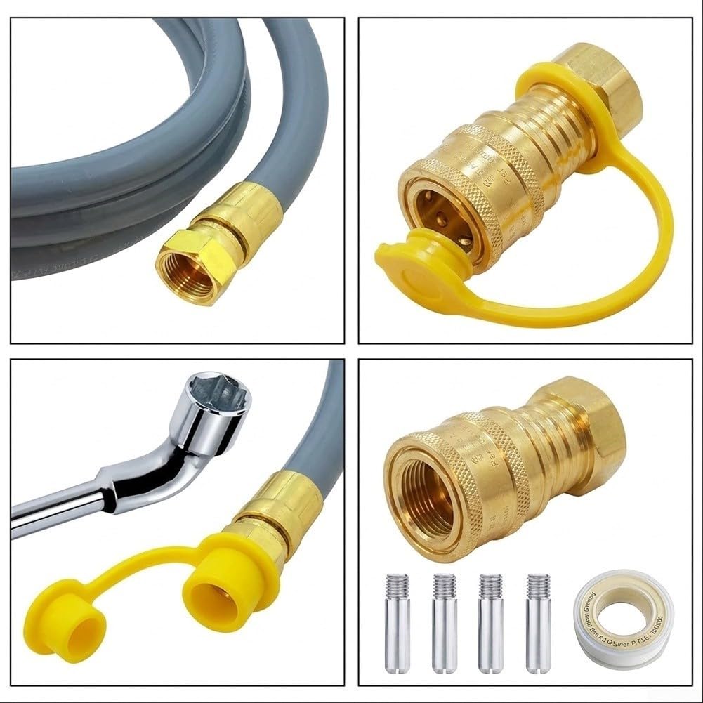 Manguera Gas Propano 10ft 3/8" para Conexión Rápida Manguera
