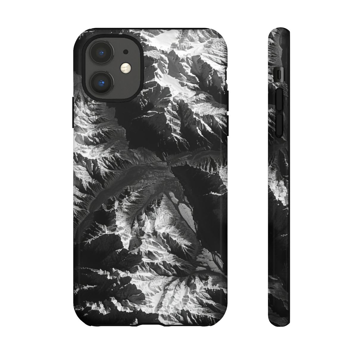 Coque rigide pour iPhone 11 brillante design de montagne chic - 2