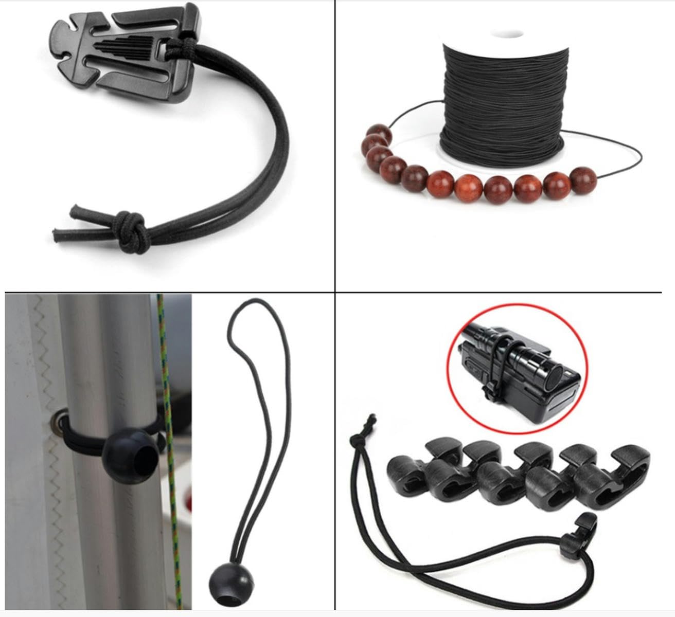 Trimming Shop, Elastico Piatto Da 12 Mm Di Larghezza Per Cucito, Maglia, Polsini, Cinture E Artigianato, Bianco O Nero, Tessuto, White, 1 M - Foto 9