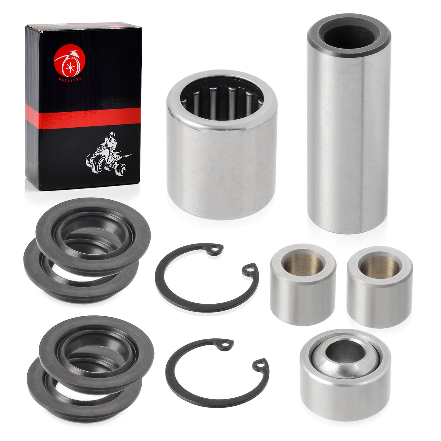 Amazon.com: Front Upper Arm Bearing Bushing Seal Kit For Kawasaki