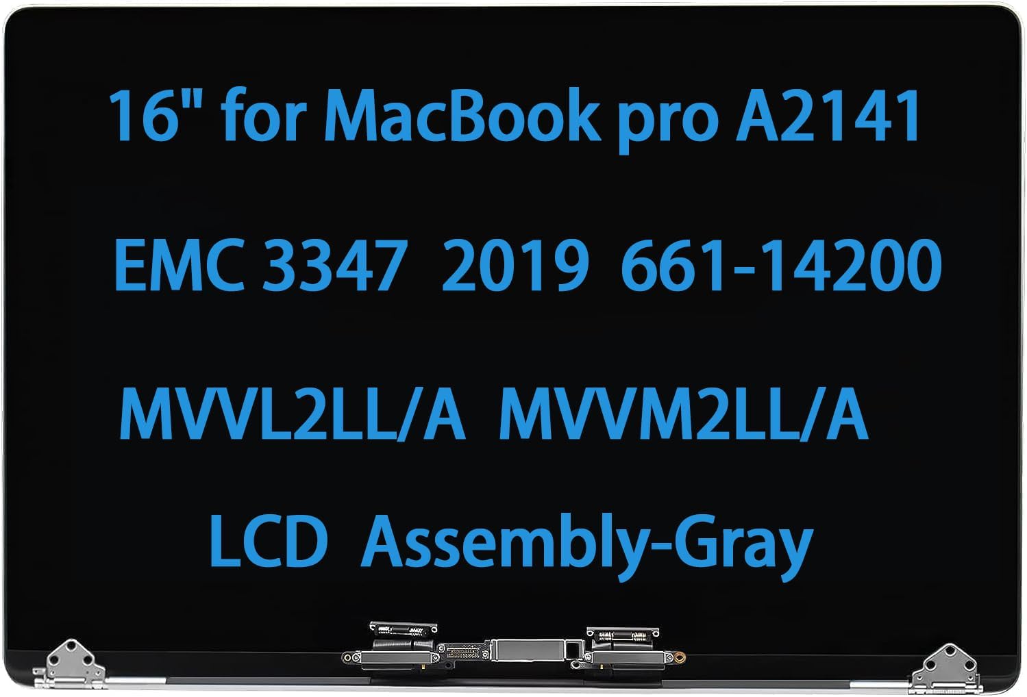 15" Screen Replacement for MacBook Pro A1707 EMC 3072 EMC 3162 Late 2016 Mid 2017 LCD Display Assembly 661-06375 661-08030 (Silver)