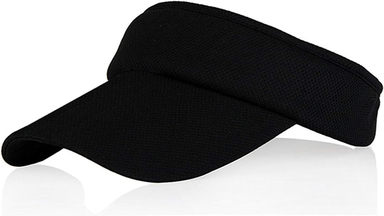 Multiple Colors Sun Visors for Women and Ladies, Long Peak Thicker Sweatband Adjustable Hat for Golf Cycling Fishing Tennis Running Jogging and Other Sports