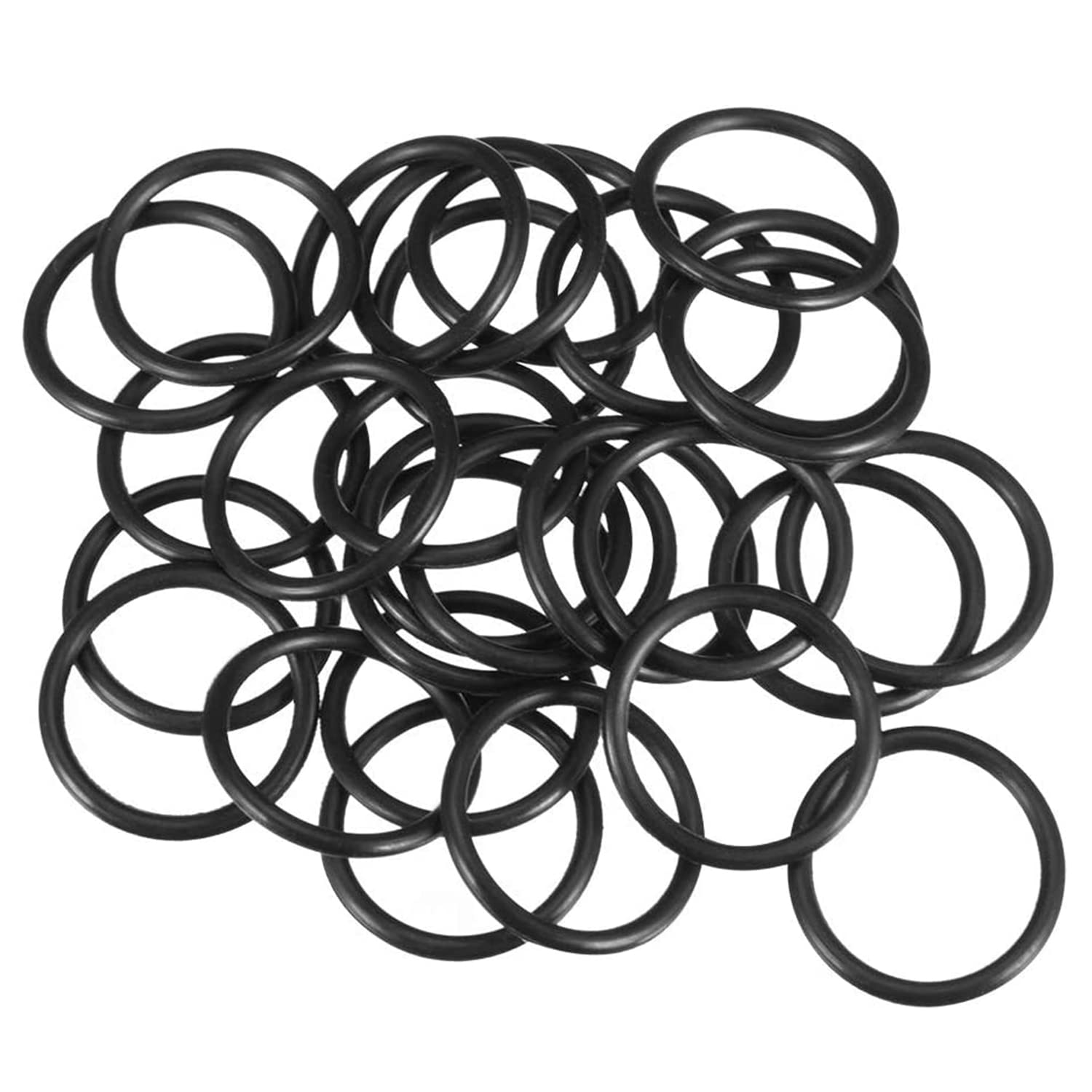 Othmro 30pcs O-Rings Gasket kit, 38mm OD 30mm ID 4mm Width, Nitrile Rubber Washers Sealing Gasket Rings, Washers Seal & Auto Quick Repair — image 1