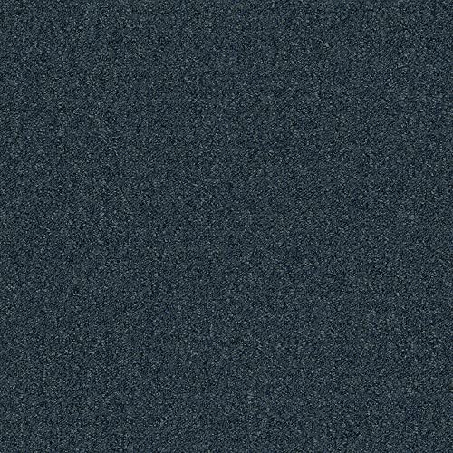Image of Mohawk Advance 24 inch x 24 inch Berber (Loop pile), 0.11 inch Pile Height, Carpet Tile, Nylon Fiber, Deep Space Color, (24 Tiles), (96 sqft /carton)