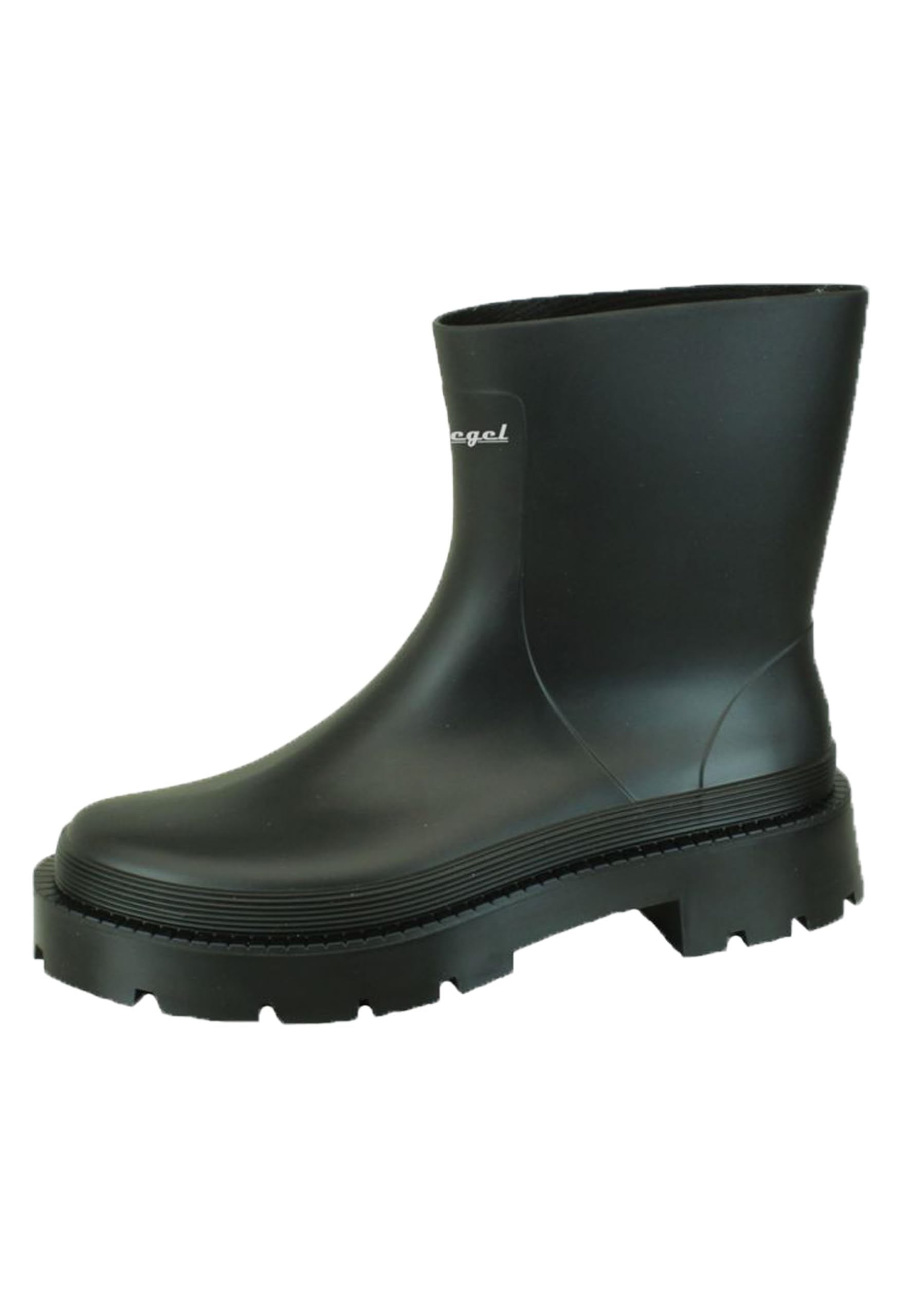 Regenliebe Damen Regenstiefel Kofje tiid Gummistiefelette Kurzschaft Boot Optik