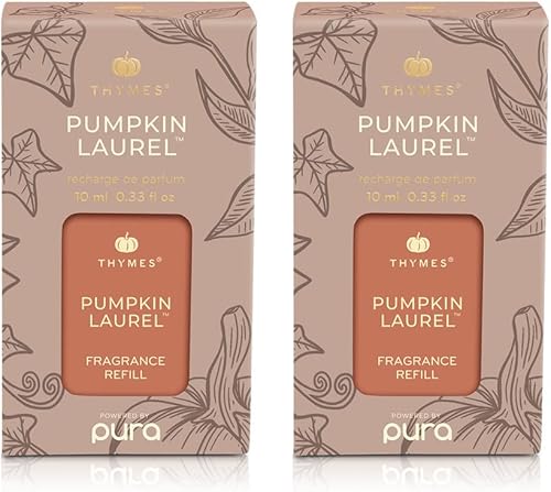 Miniatura 1 de Thymes Pumpkin Laurel Pura Smart Home - Recambios para difusor enchufable, paquete de 2