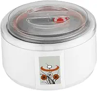 KLKCMS Iogurteira automática de aço inoxidável com recipiente interno, cozinha compacta, máquina de iogurte automática multifuncional para uso doméstico