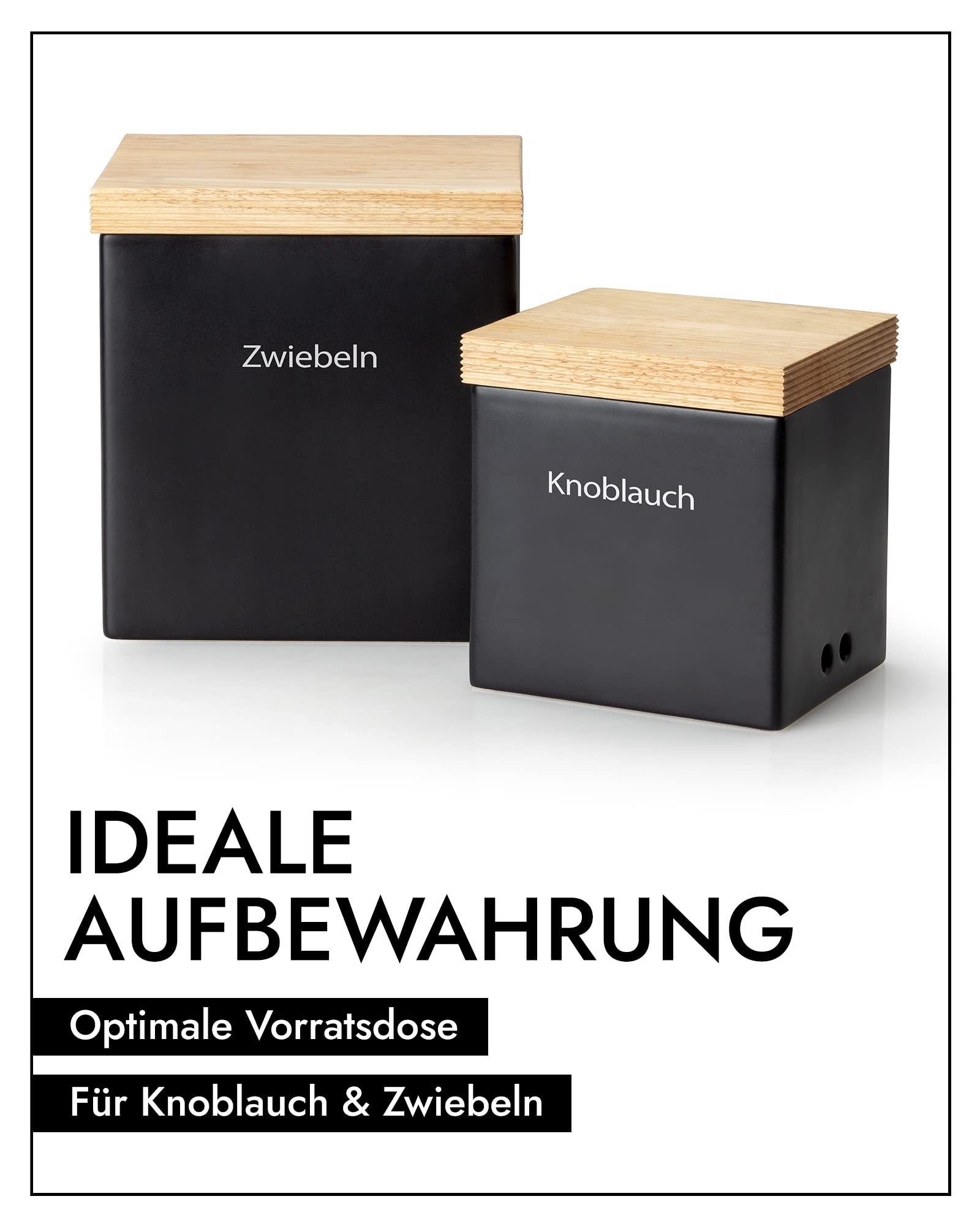 Continenta Keramik Vorratsdose | Ideal Für Vorräte & Mit Luftlöcher | Handmade In Portugal