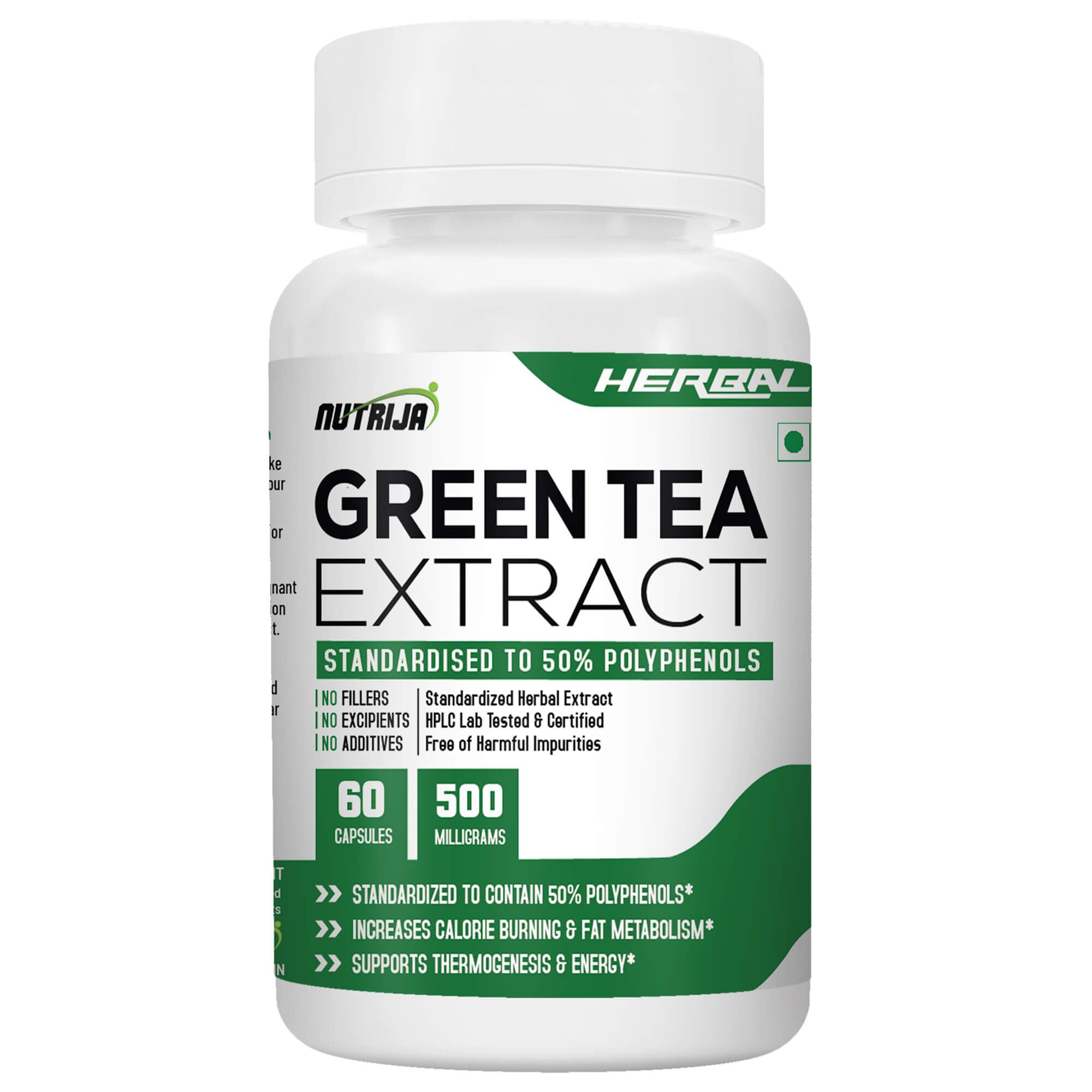 NutriJa Green Tea Extract 500MG- | Promotes weight loss - 60 Capsules-picture-30