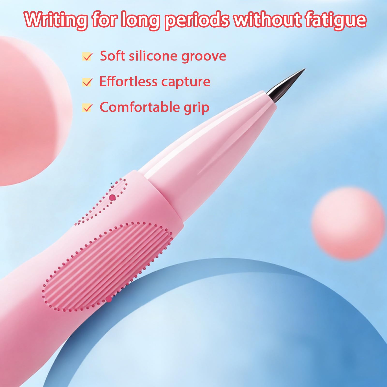 Bonito juego de portaminas rosa de 2 mm que incluye 3 lápices mecánicos Kawaii de 2 mm, 3 tubos de repuesto de minas de portaminas, 3 gomas de borrar, 2 sacapuntas, caja de almacenamiento
