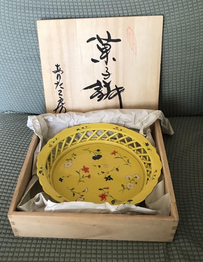 有田焼　菓子（果物）器 直径24cm 有田焼 菓子（果物）器 直径24cm