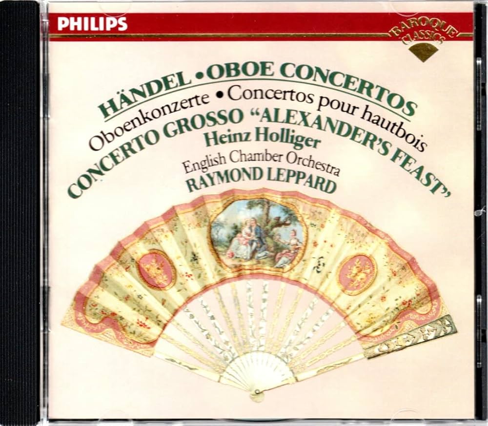 ◆HEINZ HOLLIGER HANDEL OBOE CONCERTOS Heinz Hollinger, Kenneth Sillito, John Tunnell, Richard