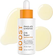 Paula's Choice BOOST C15 Super Booster, 15% Vitamin C Serum for Face, Face Serum with Vitamin E & Ferulic Acid for Discoloration & Glow, Fragrance-Free, 0.67 Fl Oz