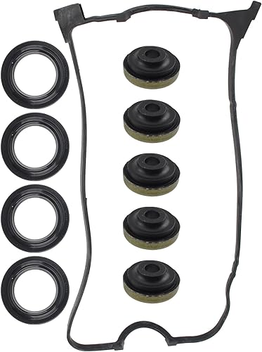 Miniatura 3 de GoaMotors Juego de juntas de tapa de válvula para Honda Civic Coupe Sedan DX EX LX 1.6L SOHC L4 D16Y7, VS50499R, VS50500R